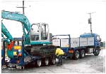 Lorry with Low Loader